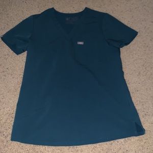 Limited Edition Carribean Blue Scrub Top XS